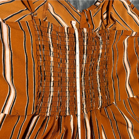 Angie Striped Jumpsuit with Pockets, size large - Picture 7 of 10